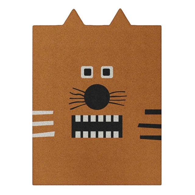 Tapis Kids #06 Modern Wool Animal-Shaped Rug by TAPIS Studio For Sale - Image 4 of 4