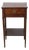 Antique Walnut Nightstand with Two Drawers, 1700s For Sale