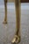 Metal Labarge Brass & Glass Horse Head Demilune Console Table For Sale - Image 7 of 13