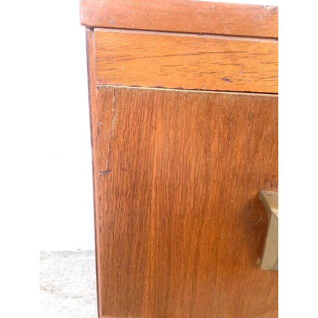 Vintage American Modern Two-Drawer Nightstand For Sale - Image 12 of 18