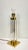 1980s Regency Brass and Acrylic Glass Column Table Lamp, 1980s For Sale - Image 5 of 10
