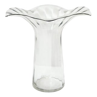Clear Glass Vase from Peill & Putzler, 1970 For Sale