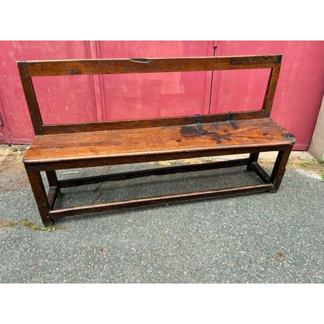 Vintage Rustic Bench, 1930s For Sale - Image 6 of 6