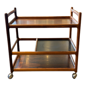 Mid Century Danish Bar Cart by Henning Korch for CFC Silkeborg