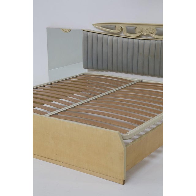 Italian Bed by Giovanni Gariboldi for Gina Lollobrigida, 1950s For Sale - Image 14 of 16