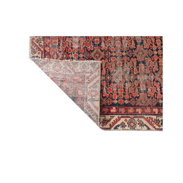 1930s Distressed Antique Malayer Wool Rug - 3`9" X 6`1" For Sale - Image 5 of 6