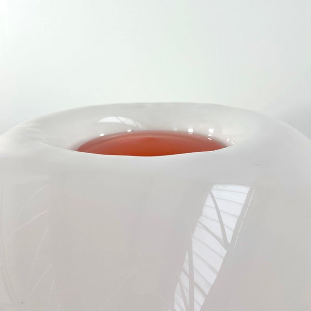 Martinelli Luce Orange Mushroom Table Lamp by Elio Martinelli for Martinelli Luce, 1970s For Sale - Image 4 of 10