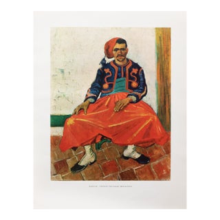 1950s After Vincent Van Gogh "The Zouave", First Edition Swiss Full-Color Print For Sale