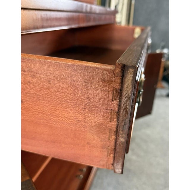 Brown 1960s Vintage Mahogany Bookcase For Sale - Image 8 of 11