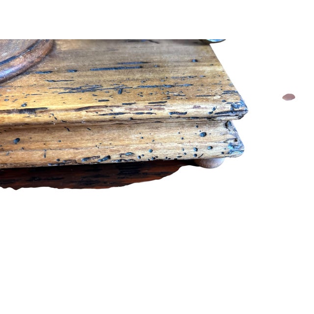 Brass Late 20th Century Vintage Italian Brass & Wood Balance Scale For Sale - Image 8 of 9