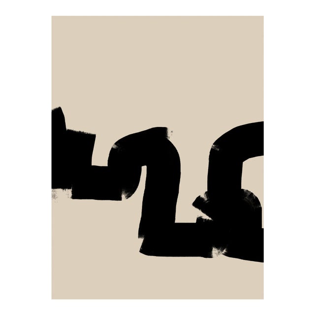 Contemporary Minimalist Abstract Lines Giclee Print For Sale