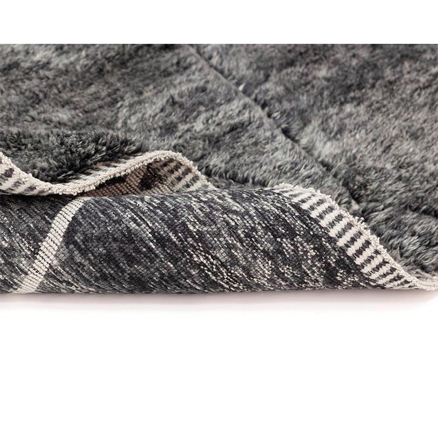 Contemporary Hand-Knotted Wool Premium Rug by Azele Studio For Sale - Image 3 of 9