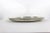 English Vintage Large Round Silver Plated Tray With Small Feet Pierced Side Plate Embossed For Sale - Image 3 of 8
