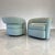 An authentic, original pair of Weiman Targa swivel chairs. Heavily inspired by the organic, fluid forms of Vladimir Kagan,...