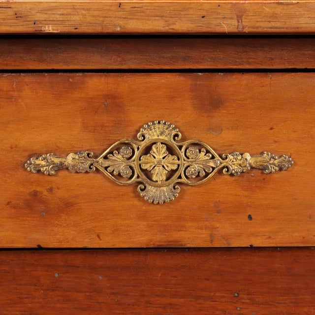 Empire Walnut Display Cabinet For Sale - Image 9 of 12