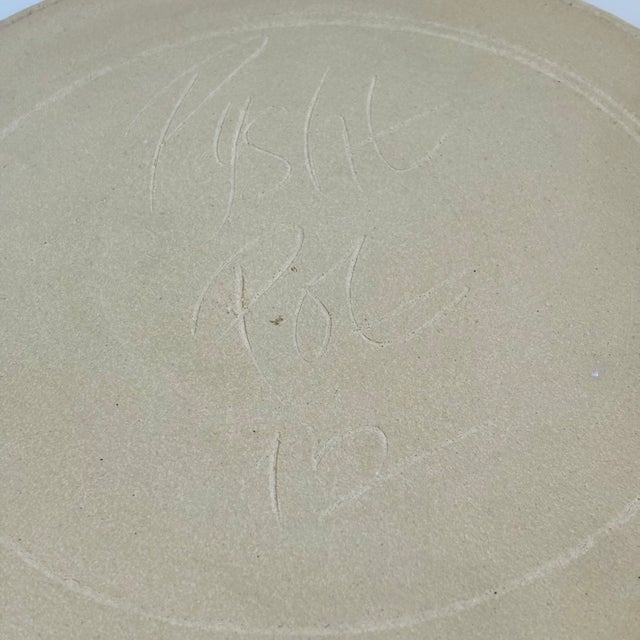Large Vintage Pysht Pottery Evergreen Bowl For Sale - Image 9 of 9