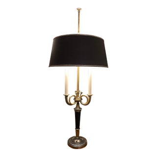 1960s French Horn Style Bouillotte Stiffel Lamp For Sale