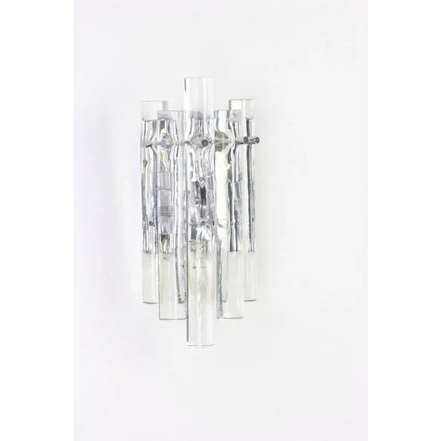 Kinkeldey German Crystal Rod Sconces by Kinkeldey, 1970s, Set of 2 For Sale - Image 4 of 7