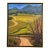 Contemporary Landscape Oil Painting, "Road to Vineyards, Santa Rita Hills", Framed, by Teresa DiMarco For Sale