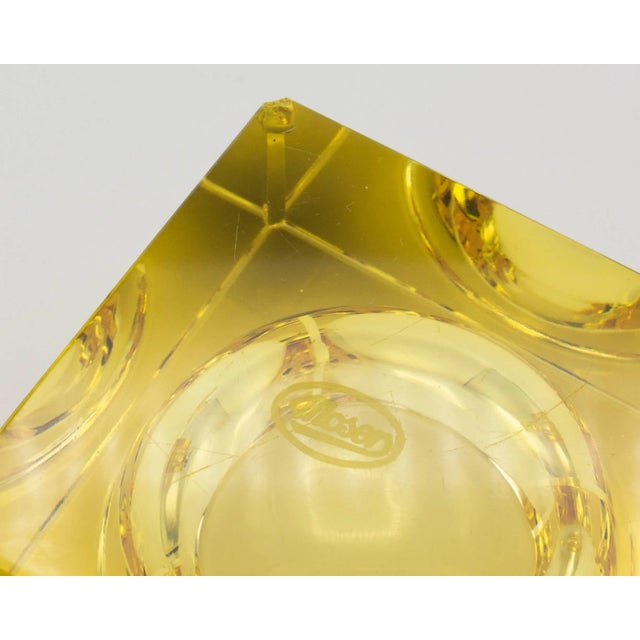 Vintage Moser 3 Piece Glass Perfume Vanity Set For Sale - Image 10 of 11