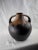 1930s French Gilbert Méténier Art Deco Mat Black and Lava Vase For Sale - Image 9 of 10