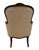 Brown Vintage Louis XV Style Bergère Chair Armchair French Damask Accent Living Room For Sale - Image 8 of 16