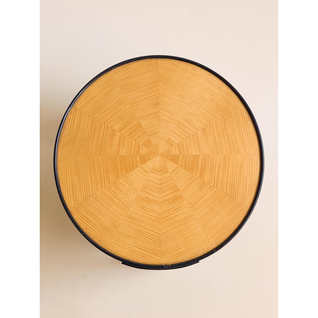 The Vintage Art Deco Round Coffee Table Attributed to André Domin For Sale In Chicago - Image 6 of 11