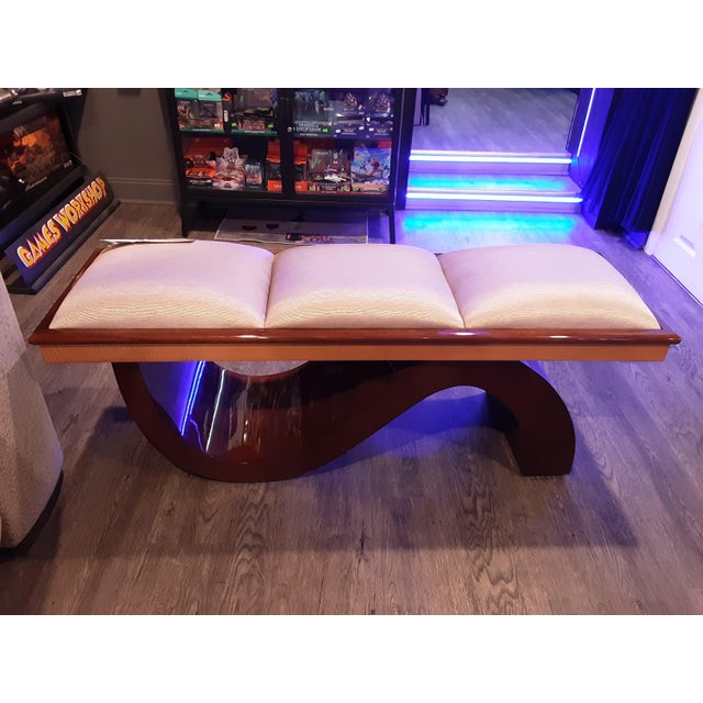 Contemporary Art Deco Style Bench For Sale - Image 3 of 8