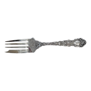 Antique Gorham Sterling Silver Cold Meat Serving Fork