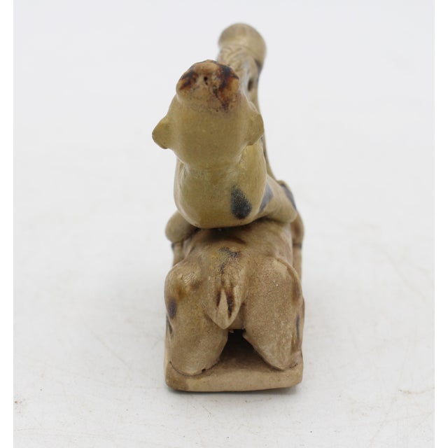Asian Antique Circa 960-1368 Song/Yuan Dynasty Qingbia-Ware Stoneware Figurine For Sale - Image 3 of 7