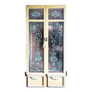 Doors Shutters With Beveled and Stained Glass Panels