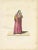 Medieval Singer in Pink Robe, France, 1845, Paper For Sale - Image 10 of 10