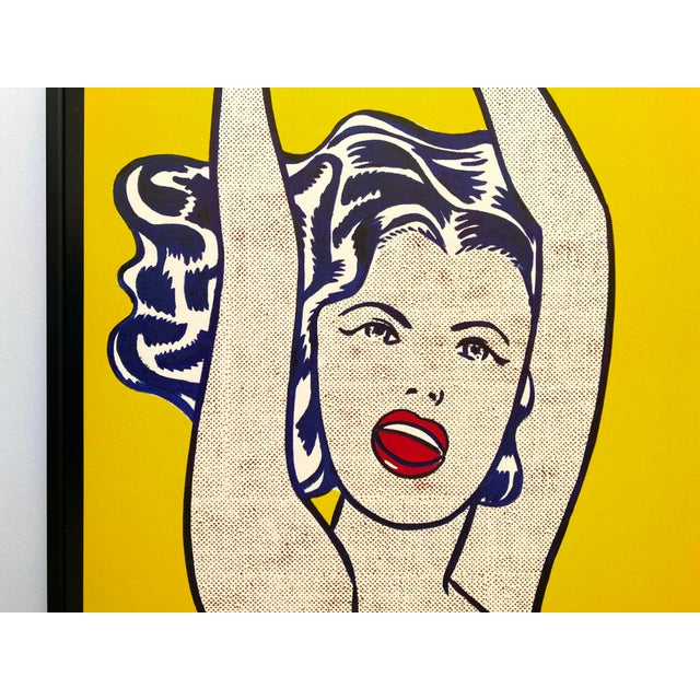 Roy Lichtenstein Vintage 1997 Lithograph Print Framed Extra