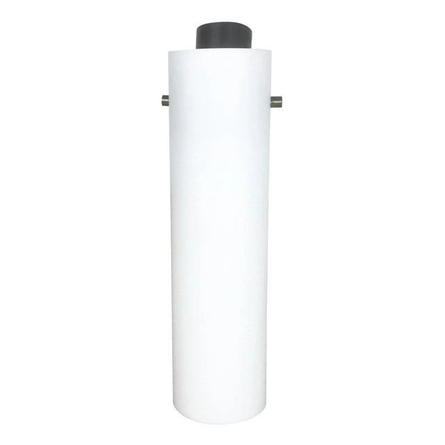 Opal Glass Hanging Tube Light from Cosack Leuchten, Germany, 1960s For Sale - Image 11 of 11