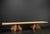 Brutalist Table Handcrafted Soaped Oak Bench, 1960s For Sale - Image 6 of 18