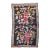 Vintage Caucasian Karabagh Kilim, Flat-Woven Wool, Allover Floral Pattern, Chocolate & Red, 7x13 For Sale