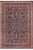 Art Nouveau Organic Savonnerie Pak-Persian Blue/Blue Wool Rug - 8'11'' X 12'5'' For Sale - Image 9 of 9