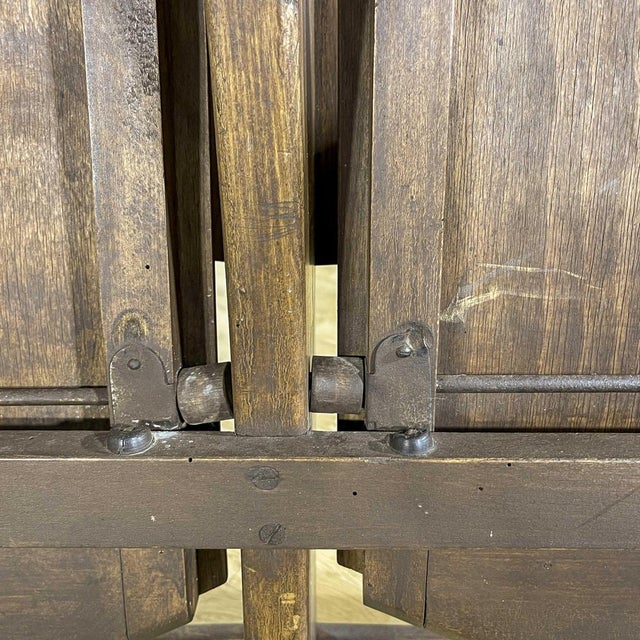 Brown Three-Seat Cinema Bench in Wood and Poplar Plywood, 1950s For Sale - Image 8 of 18