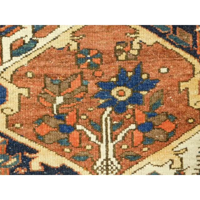 1930s Antique Handmade Persian Bakhtiyar Rug. 5'x 6'3" For Sale - Image 5 of 13