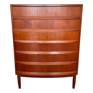 Mid-Century Modern Scandinavian Teak Chest of Drawers, 1960s For Sale