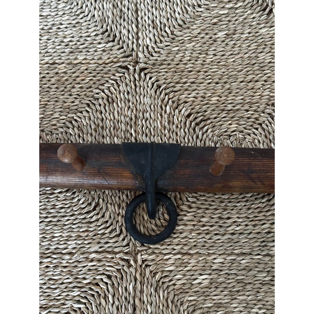 Antique Horse Yoke Coat/Hat Rack For Sale - Image 10 of 12