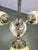 Metal Bauhaus Czechoslovakian Globe Chandelier, 1930s For Sale - Image 7 of 13