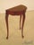 French Small French Style Carved Mahogany Accent or Occasional Hall Table For Sale - Image 3 of 8
