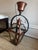 Traditional New Orleans copper style outdoor fixture. Solid copper, tempered glass. Classic half yoke to hang from ceiling.
