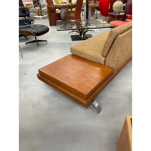Wood 1960s Martin Borenstein Platform Sofa For Sale - Image 7 of 12