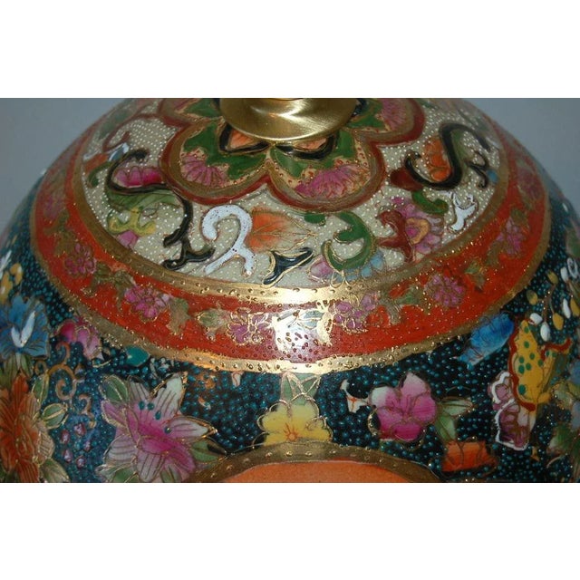 1960s Vintage Porcelain Egg Table Lamps For Sale - Image 5 of 10