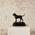 Add character and timeless charm to your space with this 19th century French bronze dog statue, a beautifully cast piece...