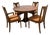 1960s Restored Broyhill Brasilia Dining Table and 4 Chairs For Sale