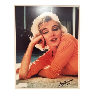 George Barris Signed Original Marilyn Monroe Photo Stamped For Sale