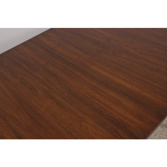 Henkel Harris Walnut Inlaid Oval Dining Table For Sale - Image 13 of 17